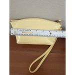 Sharif‎ 1827 Designed in New York Double Jaguar Logo Yellow Leather Wristlet Photo 3