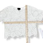 Lumiere Crochet Lace Crop Top Midi Pencil‎ Skirt Set White Large Boho Photo 11