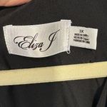 Eliza J  Black Sleeveless Jumpsuit Wide Leg Stretch Sz 3X Flattering Party Work Photo 4