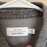 & Other Stories & OTHER STORIES  Puff Shoulder Denim Shirt Gray‎ Size 6 Button Down Photo 6