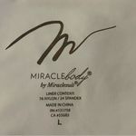 MIRACLEBODY by MIRACLESUIT white burnout fabric top over slimming tank top Large Photo 9