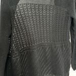 Belldini Black Open Front Crochet Cardigan Sweater Size Small Photo 1