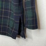 Jaclyn Smith VTG  Wool Tartan‎ Plaid Blazer Womens 12 Academia Green Jacket Ivy Photo 6