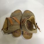 Blowfish Malibu Balla sandals peep toe tan canvas casual women's size 9 Photo 4