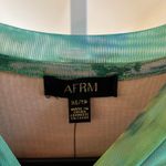 AFRM NWT Women's Mirza Ruched Acid Green Marbled Mini Dress Size XS Photo 5