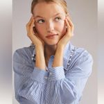 Anthropologie  Mememe Embellished Button Down Tunic Photo 2