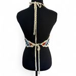 Say What? Say What NY Crochet Multi-coloured Halter Top Sz S Photo 3