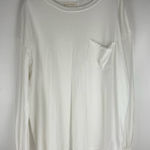 We The Free by Free People Oversized Long Sleeve Tee – White – Size M Photo 0