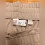 Belle Beach by Kim Gravel Cream Wide Leg Cropped Cream pants summer beach pocket Size L Photo 1