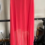 H&M High Low Coral Dress Photo 1