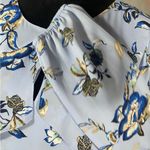 White House | Black Market  Carolina Blue Floral Dress Women’s Balloon Sleeve Sz M Photo 6