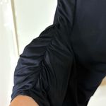 Babaton  Black Ruched Midi Dress Photo 2