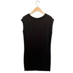 Athleta Short Sleeve Criss Cross Dress Women’s Size S Black Casual Modal Stretch Photo 4