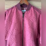 Anthropologie Vicenta Quilted Bomber Jacket Rose Lightweight Women's size XS Photo 7