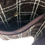 St. John  Brown and Tan Square Button Down Cardigan Photo 9