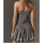 Anthropologie By Strapless Smocked Mini Dress Size M Photo 2