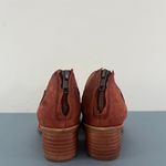 Sofft Carleigh Brick Leather Peep Toe Cutout Sandal Booties Brown Size 6 Photo 7