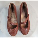 Taos Womens Scamp Mary Janes 7 Red Leather Arch Support Comfort Shoes Photo 5