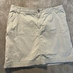 Croft & Barrow  Skort Womens 14 Stretch Classic Fit Beige Mini Golf Hiking Active Photo 0