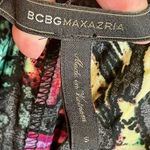 New! NWT BCBG Maxazria Multicolored Floral Wide Leg Pants Small Yellow Photo 10