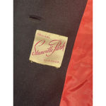 Women's Stanville Park Blazer Jacket Size Medium Black Brown fur Photo 1