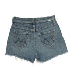Mother Denim Swooner Snap Short Fray Medium Kitty Size 25 Jean shorts Blue Photo 2