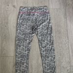 Puma Grey Patterned Cropped Athletic Leggings Photo 1