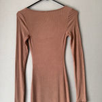 Women's Skimms ribbed maxi Dress XS‎ Brown NWOT Photo 7