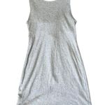 Aerie Gray Twist Top Cotton Dress Women's Size Large Photo 2