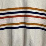 Roolee  Women’s cream striped knit sweater - crewneck - Size XXL Photo 1