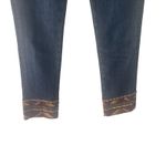 Driftwood Women's Size 25 Colette Thread Embroidered Cropped Jeans Photo 3