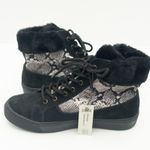 Cougar. Dublin Snake Faux Fur Winter Boots. Black Size 7 Photo 8