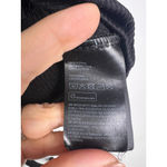 H&M Divided Black Ribbed Ruched Drawstring Crop Top Size S Photo 3