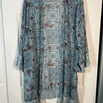 Mason & Belle Floral Kimono Cardigan with Lace Trim Photo 0