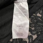 Motherhood Maternity  Black Lace Velvet Belted Fit Flare Dress Small Photo 4