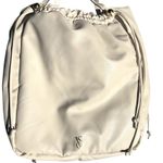 Victoria's Secret NWT Victoria’s Secret Drawstring Bag Purse Tote Cream Ivory Minimalist Cinched Photo 0