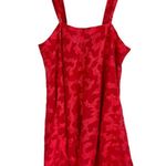Victoria's Secret Vtg Victoria’s Secret Red Semi Sheer Slip Dress Sz Medium Babydoll Photo 1