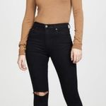 Reformation Faded Black Destroyed High & Skinny Jeans Size 29 Photo 0