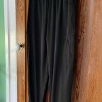 Pinch Black Satin Cargo Jogger Pants Photo 5