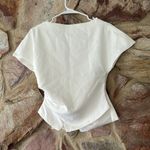 Commense Asymmetric Hem Ruched T Photo 4