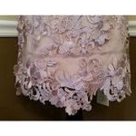 Mauve Blush Flower Embroidered Lace Formal Romantic Fairy Party Dress Decode 1.8 Pink Size 6 Photo 3