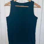 Talbots  Ribbed Tank Top Teal Size M Photo 0