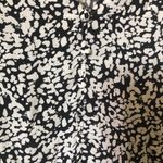 ZARA  Claris Back & White V-Neck Long Sleeve Ruffle Hem Women’s Mini Dress Size M Photo 11