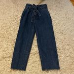 Abercrombie & Fitch High Rise Paper Bag Mom Jeans size 4s Photo 0