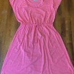Columbia “Reel Beauty ll” dress Large pink white stripe Omni Photo 0