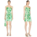 Ganni NWOT  Organic Silk Satin Ruched Mini Dress Photo 1