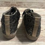 ShuShop Pia Glitter High Top Sneakers Women's Size 10 Shoes Silver Gold Metallic Photo 1