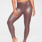 Athleta ELATION SHIMMER TIGHT IN POWERVITA cinnamon brown size large Photo 0