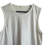 Threads 4 Thought  Womens Tank Top S White Organic Cotton Clean Girl Photo 2
