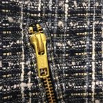 Sundays bliss lined jacket navy zip up top blazer size small Photo 5